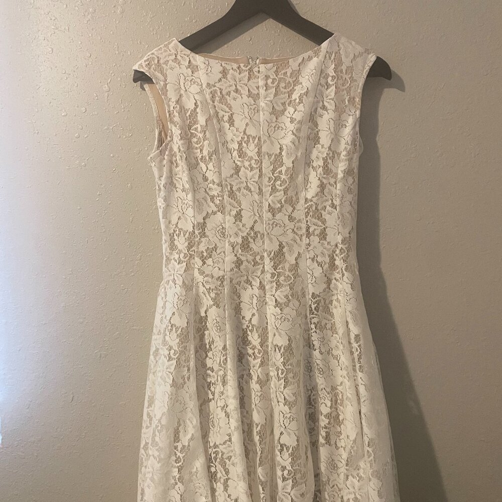 Danny and Nicole White Lace Dress